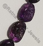 Amethyst Gemstone Carved Nugget