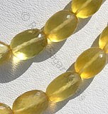 Yellow Opal Oval Faceted