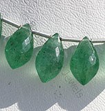 Green Strawberry Quartz Chandelier Briolette
