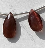 Cats Eye Scapolite Flat Pear Briolette