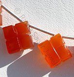 Carnelian Gemstone Clove Beads