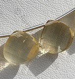 Scapolite Gemstone Twisted Heart Briolette